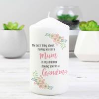 Personalised The Best Thing Pillar Candle Extra Image 1 Preview